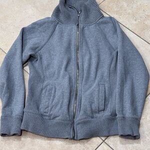 Sonoma Heather Gray Zip Up Jacket